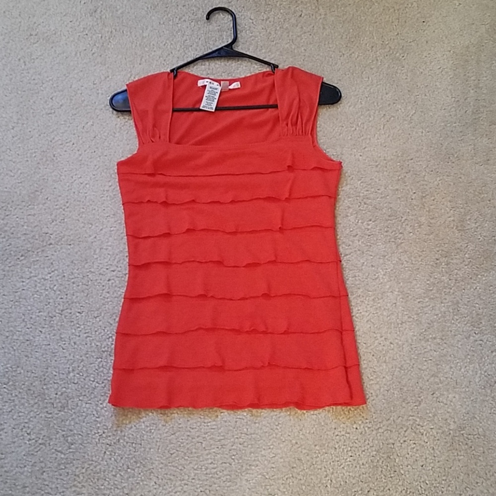 Max Studio Orange Top
